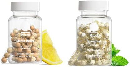 Ritual Stress Relief Ashwagandha and Men's 18+ Multivitamin Bundle