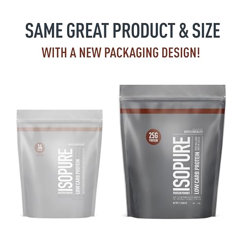Isopure Dutch Chocolate Whey Isolate Protein Powder with Vitamin C & Zinc for Immune Isopure buy australia supplements