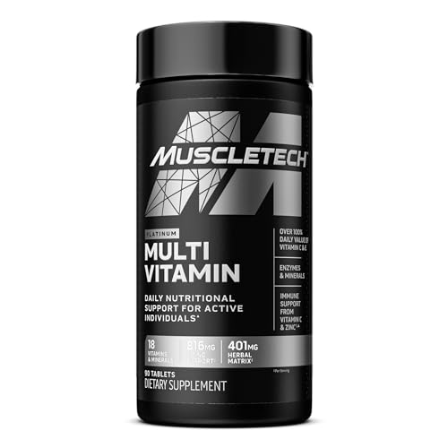 MuscleTech Platinum Multivitamin for Immune Support 18 Vitamins & Minerals Vitamins A MuscleTech buy australia supplements
