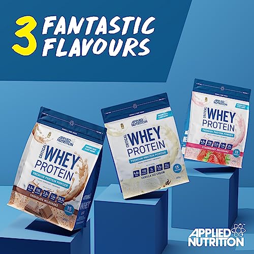 Applied Nutrition Critical Whey Protein Powder 450g - High Protein Powder, Protein Milkshake Applied Nutrition buy australia supplements