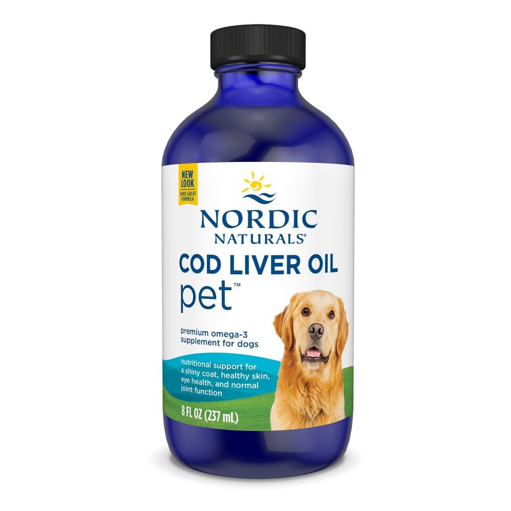 Nordic Naturals Omega-3 Pet Bundle - 2 oz Omega-3 Fish Oil for Small Dogs & Cats, 8 oz Pet Cod Liver Oil Promotes Heart, Skin, Coat, & Immune Health Nordic Naturals buy australia supplements