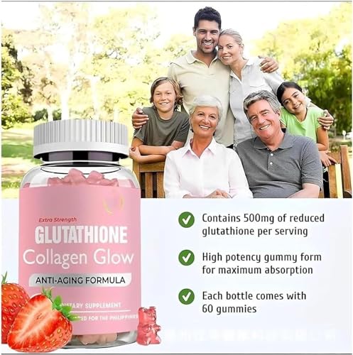 Glutathione Collagen Gummies,Glutathione Collagen Glow Gummies for Dark Spot,60 Pieces NNOVAT buy australia supplements