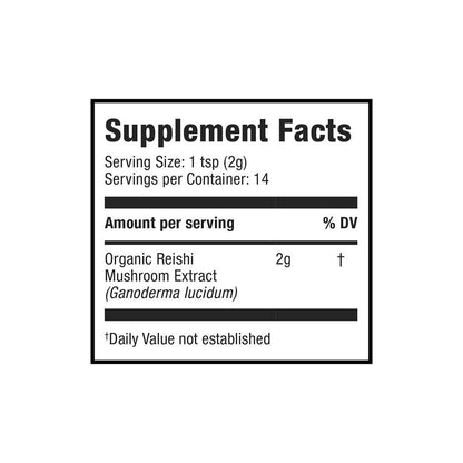 Reishi by Moon Juice - Organic Reishi Mushroom Powder Extract (700mg 1,3 and 1,6 Beta-Glucans per Serving) - Supports Mood, Concentration & Healthy Immune System - Vegan, Non-GMO (1.3oz)