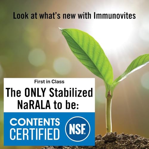 IMMUNOVITES Stabilized R-Alpha Lipoic Acid ((True)) 600mg per Serving [[High Potency & up to 40x Increased Absorption]] IMMUNOVITES
