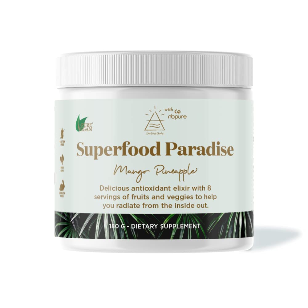 nbpure Earthy Andy Superfood Paradise, Mango Pineapple, 30 Servings nbpure buy australia supplements