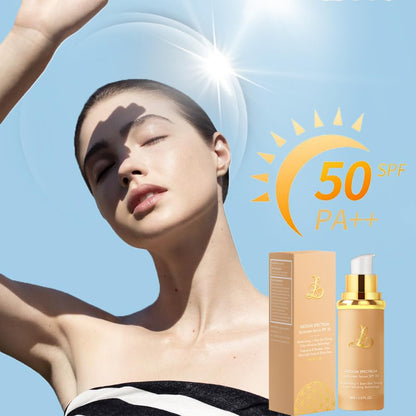 Foundation 4 in 1 - Color Changing Foundation, Medium Spectrum with SPF 50, Hypoallergenic Hydrating Liquid Concealer, Long-lasting & Waterproof Natural Finish - 1.0 fl oz VBEYD