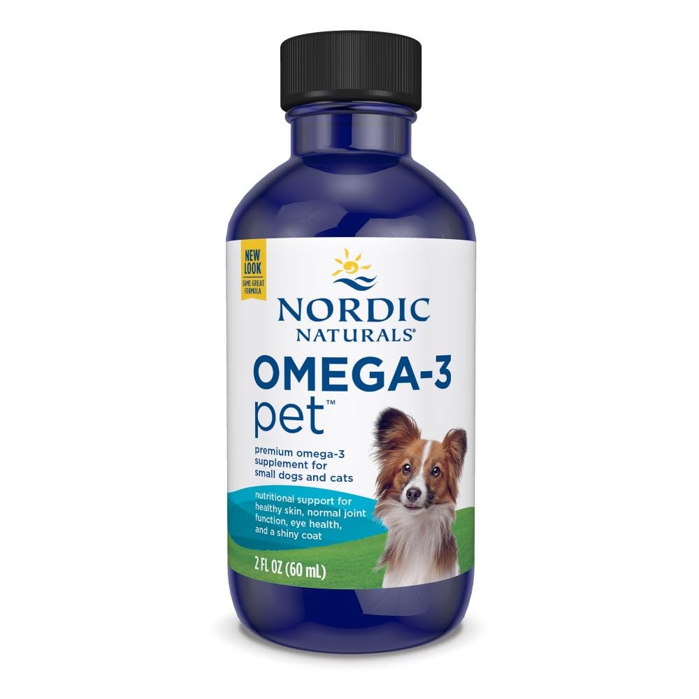 Nordic Naturals Omega-3 Pet Bundle - 2 oz Omega-3 Fish Oil for Small Dogs & Cats, 8 oz Pet Cod Liver Oil Promotes Heart, Skin, Coat, & Immune Health Nordic Naturals buy australia supplements