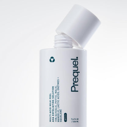 Prequel Skin Multi-Acid Milk Peel, Professional Exfoliating Solution. 15% Glycolic Acid Face Peel with Lactic Acid and Enzymes Prequel