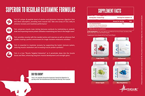 Metabolic Nutrition, TAG, Trans Alanyl Glutamine, 100% L-Glutamine Peptide Powder Metabolic Nutrition buy australia supplements
