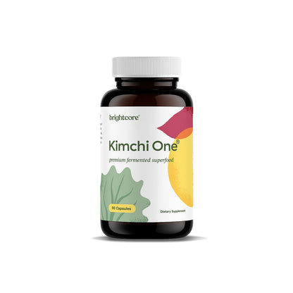 Brightcore Nutrition - Kimchi One, Kimchi Powder Capsules, Probiotics, Enzymes, & Antioxidant Supplement, Premium Gut Health Superfood Brightcore