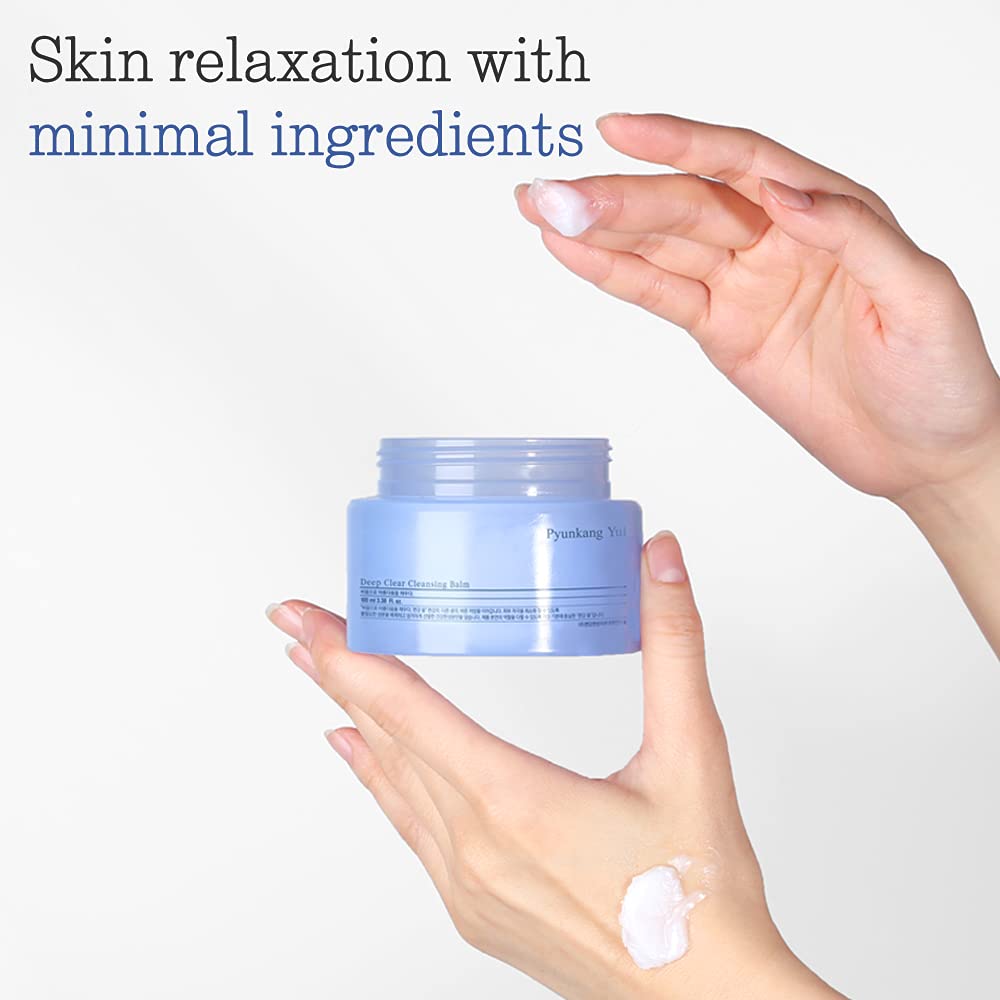 Pyunkang Yul PKY Deep Clear Cleansing Balm, All in One Facial Cleanser for Heavy Makeup Removal, Moisturized Finish with Plant Based Oil, Korean Skincare (3.38 Fl.Oz, 100ml) Pyunkang Yul