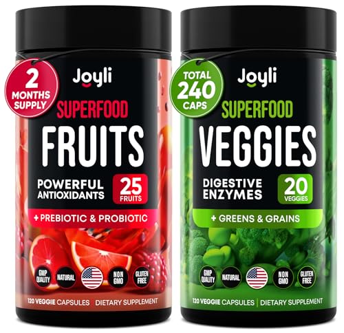 Fruits and Veggies Supplement - High Fiber Supplement for Immunity, Gut & Energy JOYLI Nutrition buy australia supplements