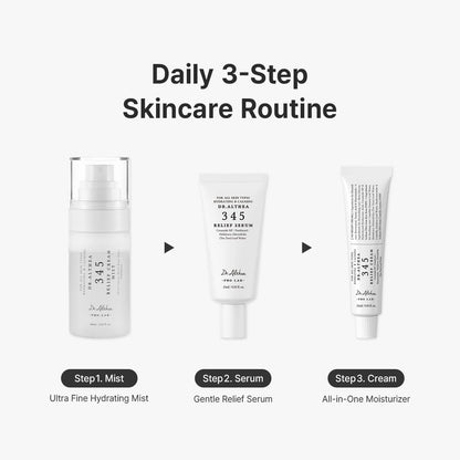 Dr.Althea 345 Travel Kit (Set of 3), Korean Vegan Skin Care Set Dr.Althea