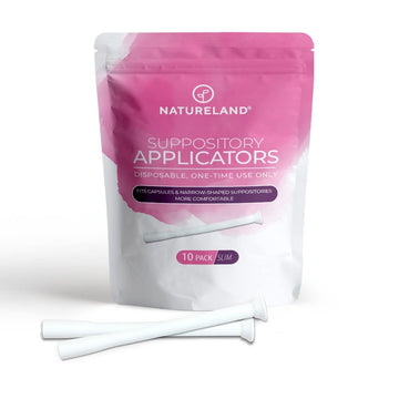 Natureland [10 Pack] Vaginal Suppository Applicators for Women, Soft Tip Auxiliary Tool for Pills Natureland buy australia supplements