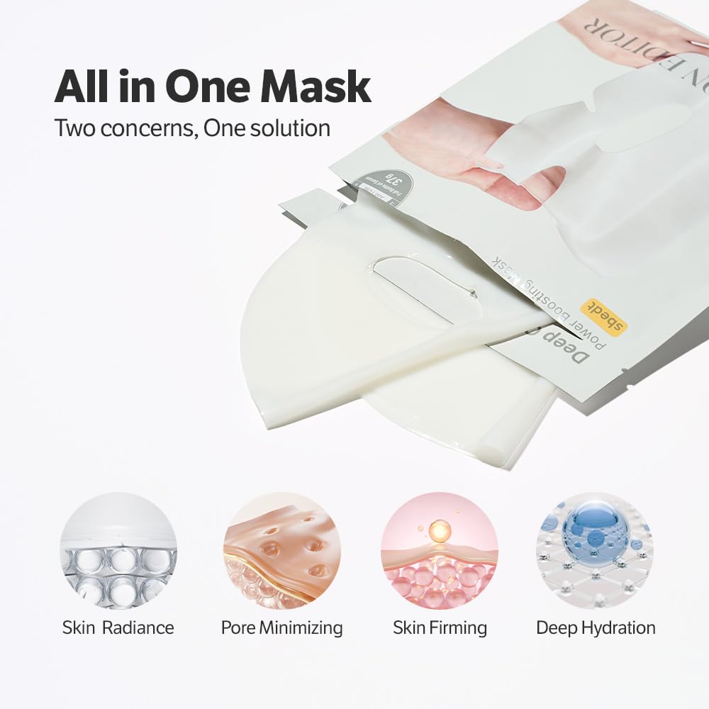 SUNGBOON EDITOR Deep Collagen Overnight Mask, Hydrating, Wrinkle care, 4ea SUNGBOON EDITOR