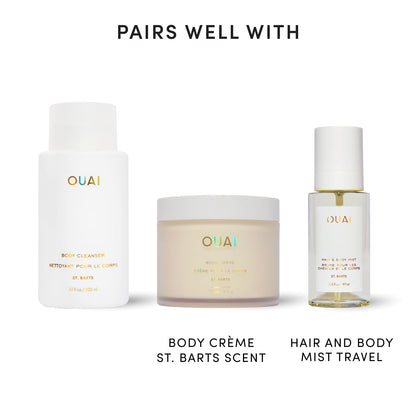 OUAI Body Cleanser - Foaming Body Wash - St. Barts (10 Fl Oz) OUAI