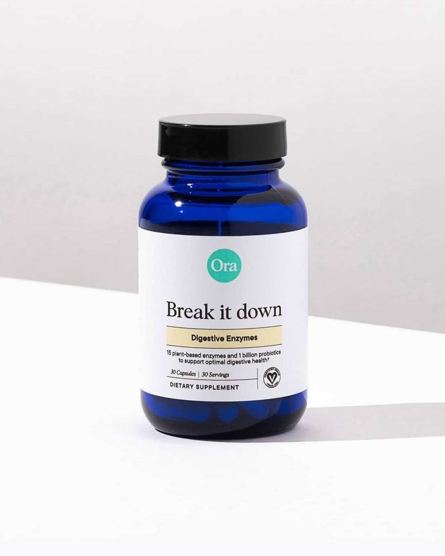 Ora Organic Multi-Enzyme Supplement - Vegan, Gluten Free Enzymes for Digestion with Probiotics for Gut Health, Bloating, Constipation and Gas Relief - 30 Easy to Swallow Capsules Ora Organic buy australia supplements
