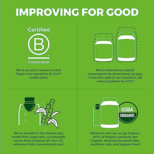 Orgain Organic Vegan Protein Powder, Vanilla Bean - 21g Plant Based Protein, Gluten Free Orgain buy australia supplements