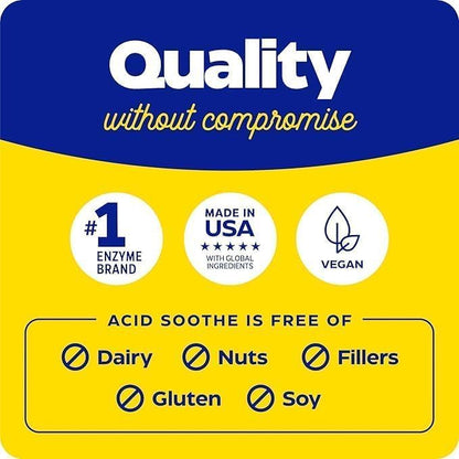 Enzymedica Acid Soothe Supplement for Women & Men - 90 Capsules Gsupps Australia