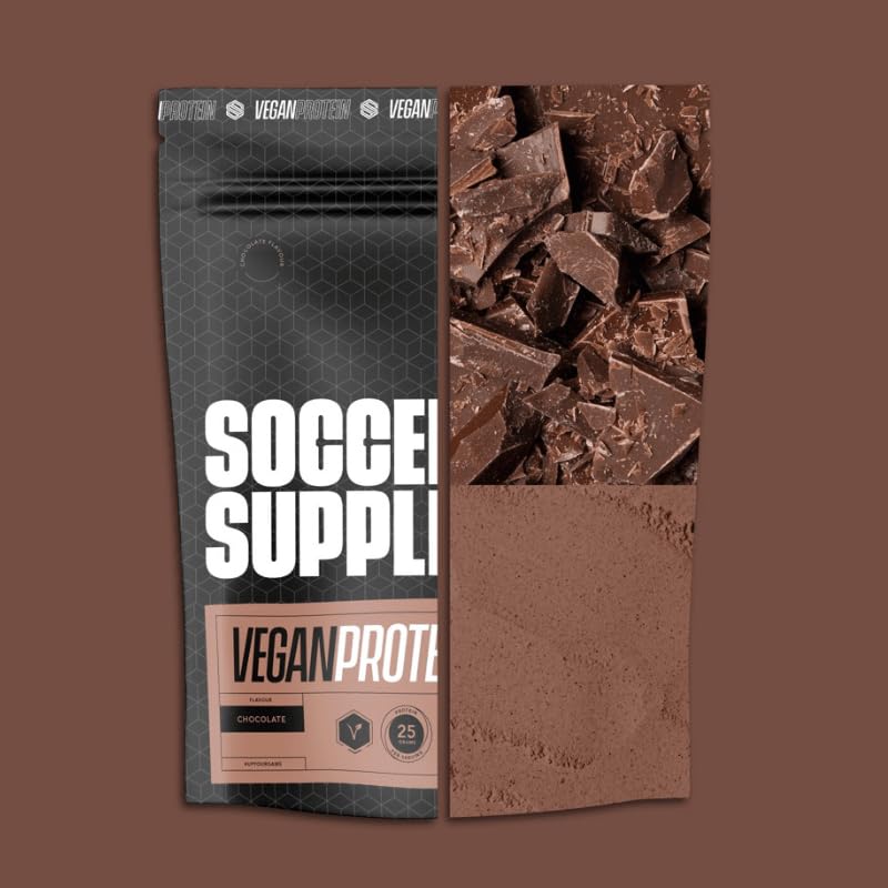 Soccer Supplement Vegan Protein Powder - 25g's of Protein per Serving, Chocolate Flavour SOCCER SUPPLEMENT buy australia supplements