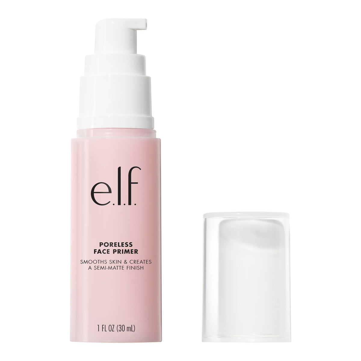 e.l.f. Poreless Face Primer - Large, Silky, Skin-Perfecting, Lightweight, Long Lasting, Absorbs Quickly, Smooths, Preps, Creates Flawless Base, Infused with Tea Tree and Vitamins A & E, 1.01 Fl Oz e.l.f.