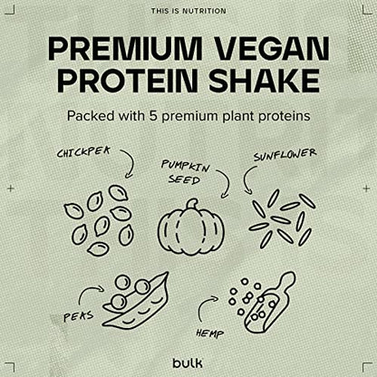 Bulk Gourmet Vegan Protein Powder, Strawberry, 700 g BulkBuy Supplements Australia