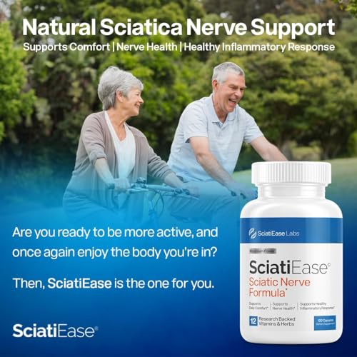 SciatiEase Sciatic Nerve Health Support - Sciatic Nerve Supplement with Pea, Vitamin B SciatiEase buy australia supplements