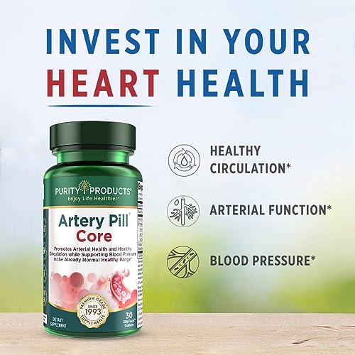 Purity Products Artery Pill Core from MK-7 Vitamin K2, Plant-Based S7 Nitric Oxide Booster Purity Products buy australia supplements