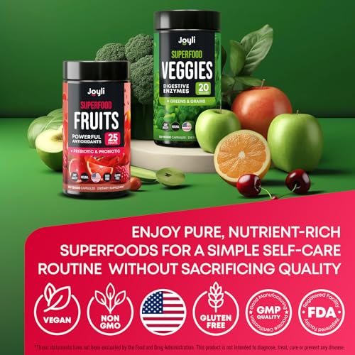 Fruits and Veggies Supplement - High Fiber Supplement for Immunity, Gut & Energy JOYLI Nutrition buy australia supplements