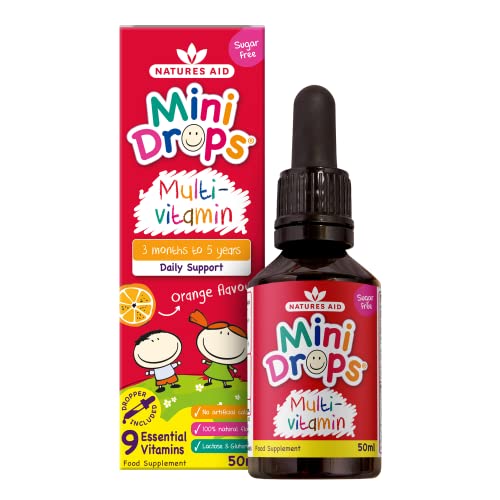Natures Aid Mini Drops Multi-vitamin for Infants and Children, Sugar Free, 50 ml Natures Aid buy australia supplements