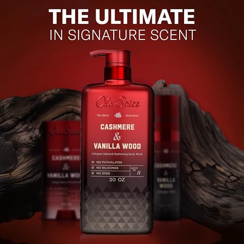 Old Spice Body Wash for Men, The Spice Alchemist Collection, 24/7 Cologne Infused Hydration, No Trade Off Formula Old Spice