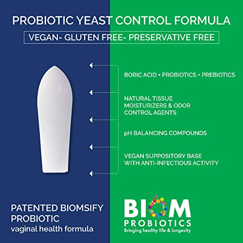 Biom Probiotics Prebiotics Boric acid Suppositories . Feminine Health Probiotic for Infections Biom Probiotics buy australia supplements