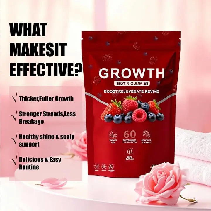 BDQBDQ Lumin Hair Growth Gummies, Infused with Biotin, Vitamins, and Botanical Extracts to Support Healthy Hair Growth and Strength BDQBDQ buy australia supplements