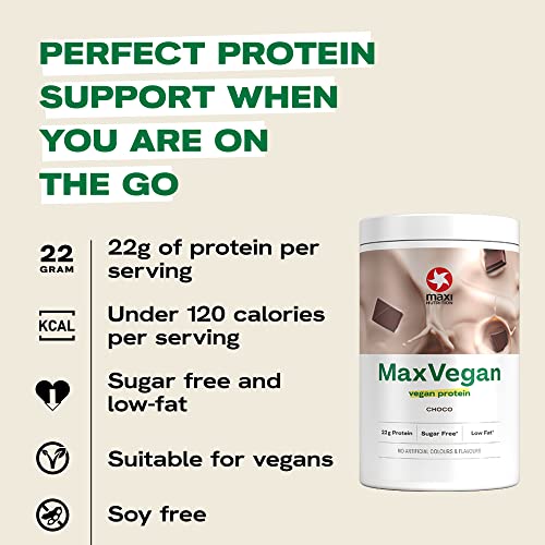 MaxiNutrition - MaxVegan Protein Powder, Chocolate - Plant Based Protein Food Supplement MaxiNutrition buy australia supplements