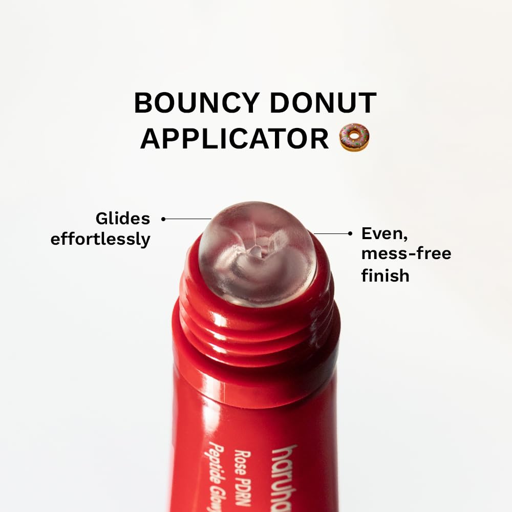 HARUHARU wonder Rose PDRN Peptide Glowy Balm, 0.33 fl.oz, Glossy Clear HARUHARU