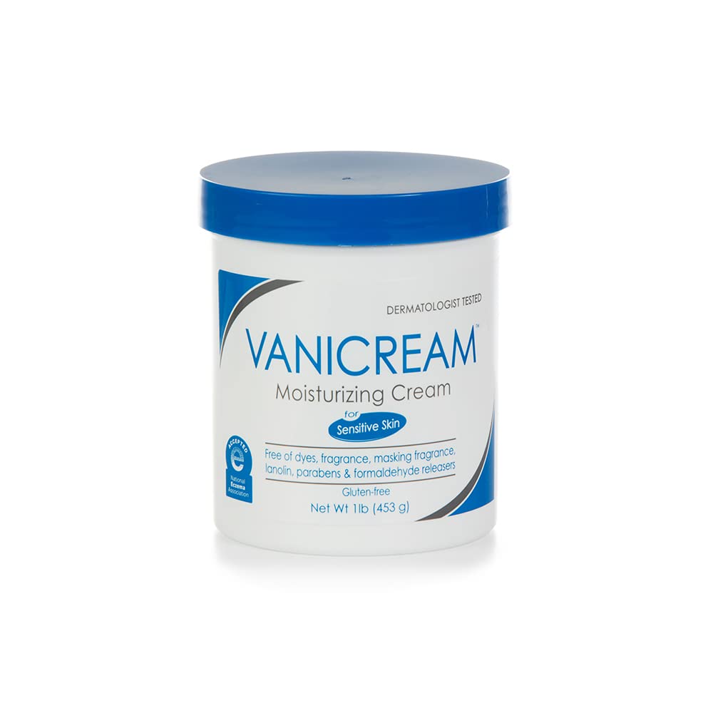 Vanicream Moisturizing Cream, Body & Face Moisturizer, 16 Oz Tub Vanicream