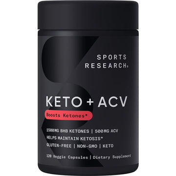 Sports Research® Keto ACV Capsules - Diet Kit System with 500mg of Apple Cider Vinegar Sports Research buy australia supplements