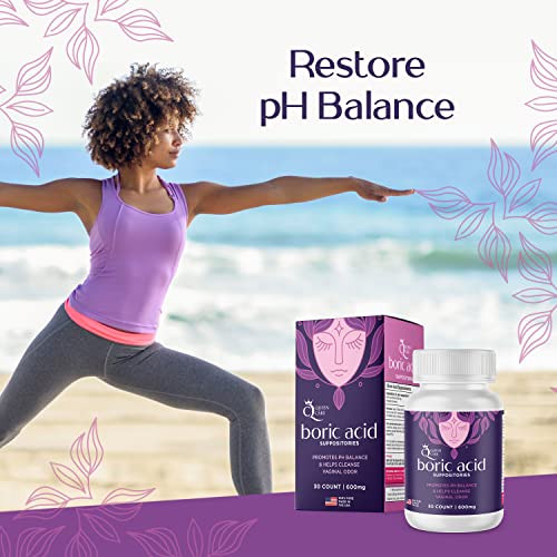 Queen Care - Boric Acid Suppositories, Boric Acid Suppositories for Feminine Care, Safe & All-Natural pH Queen Care buy australia supplements