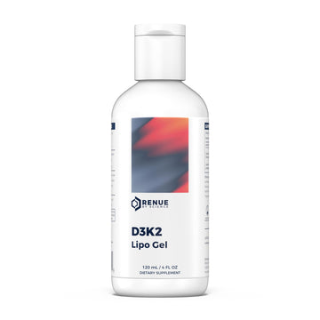 Renue By Science Vitamin D3 K2 Gel | High Strength Liposomal D3 K2 Supplement | 120ml Vitamin D K2 Gel - 2500IU Vitamin D3 & 200mcg Vitamin K2 per Serving | Non-GMO & Allergen Free | Made in The USA Renue By Science buy australia supplements