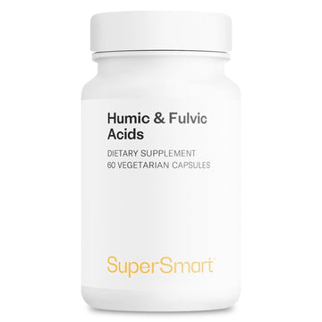 Supersmart - Humic and Fulvic Acid Supplement 300mg per Day (Patented & High Strength) - Fulvic Humic Mineral Blend | Non-GMO & Gluten Free - 60 Vegetarian Capsules Supersmart buy australia supplements