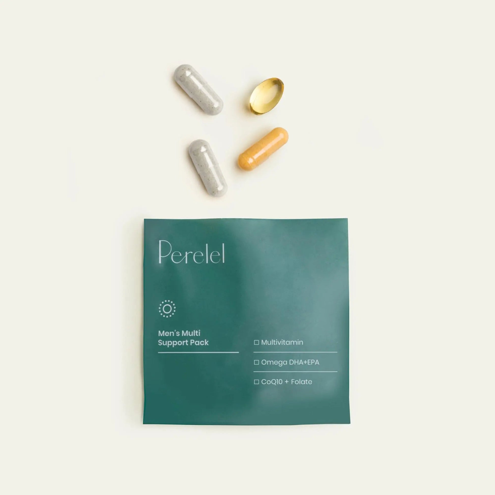 Perelel Men’s Multi Support Pack, Daily Multivitamin with Magnesium, Omega 3, CoQ10 & Folate, Nutritional Support Perelel buy australia supplements