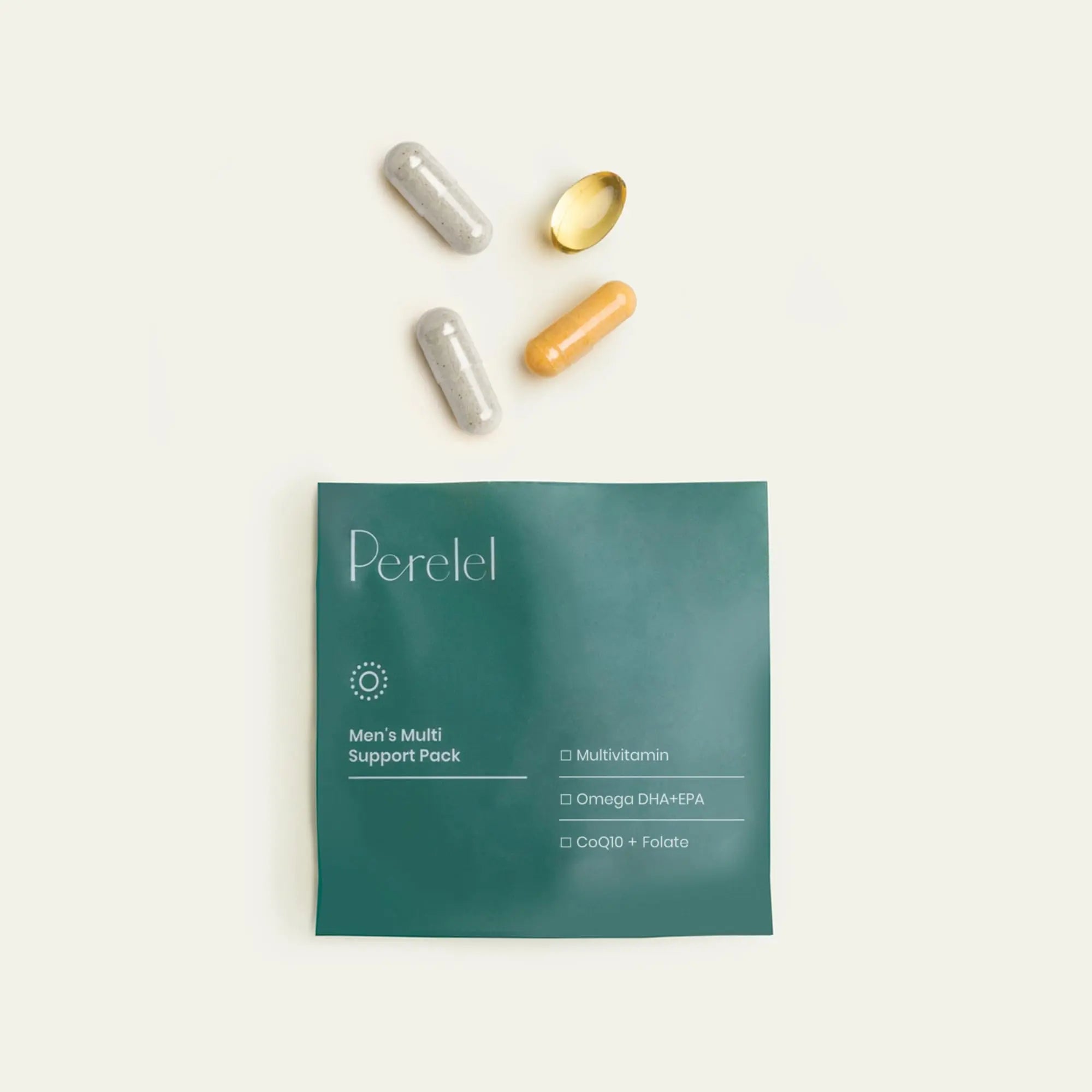 Perelel Men’s Multi Support Pack, Daily Multivitamin with Magnesium, Omega 3, CoQ10 & Folate, Nutritional Support Perelel buy australia supplements
