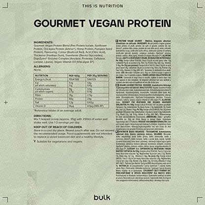Bulk Gourmet Vegan Protein Powder, Strawberry, 700 g BulkBuy Supplements Australia