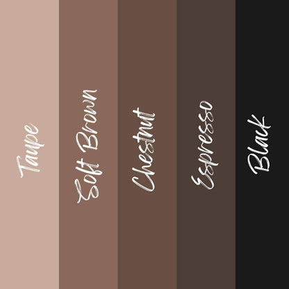 L.A. COLORS On Point Brow Pencil W/Built In Brush, Dark Brown CBP396 L.A. COLORS