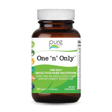 One n Only Whole Food Multivitamin by Pure Essence - Super Energetic Once a Day with Superfoods, Minerals, Enzymes PURE ESSENCE LABS buy australia supplements