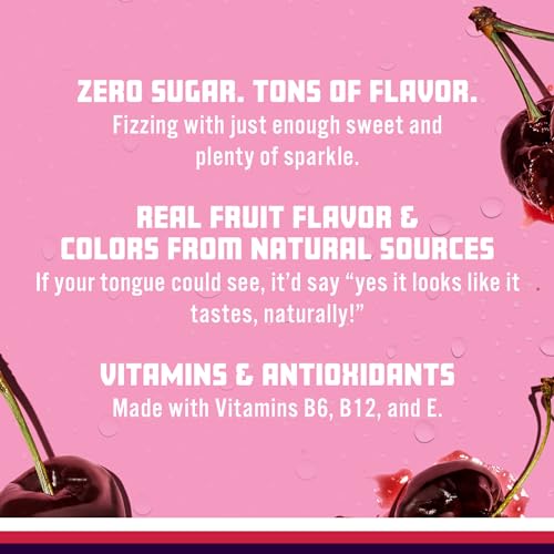 Sparkling Ice, Black Cherry Sparkling Water, Zero Sugar Flavored Water, with Vitamins Sparkling ICE buy australia supplements