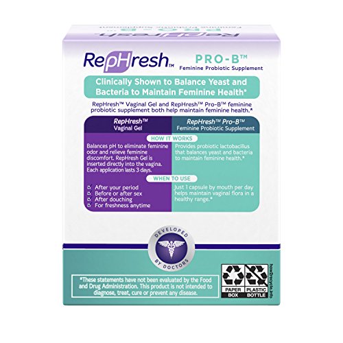 NEW RepHresh Pro-B Feminine Probiotic Supplement Non- Dairy Formula/Vegetarian Capsule, 28ct Rephresh buy australia supplements