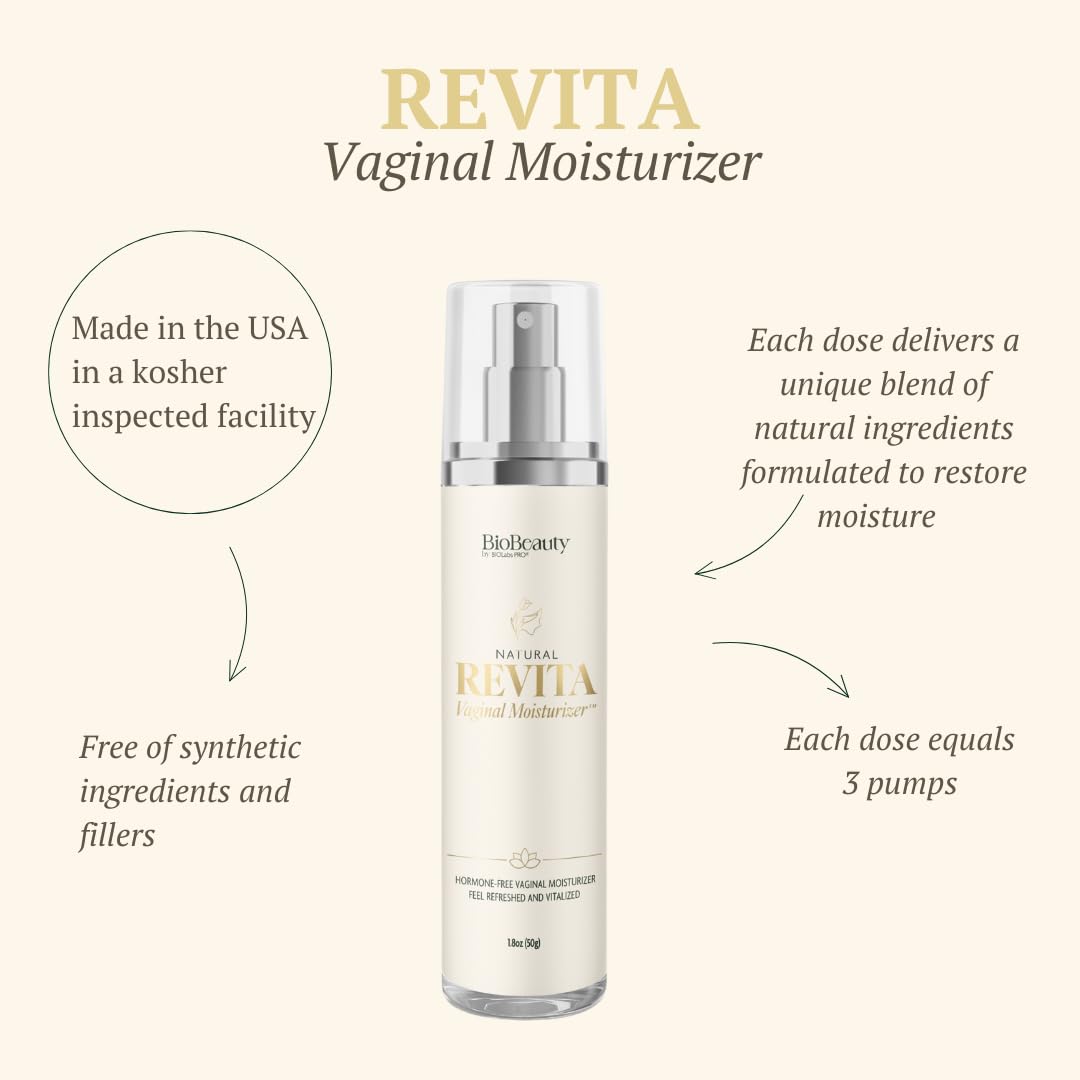 Revita Vaginal Moisturizer Cream, Hormone-Free Vaginal Moisturizer with Shea Butter, Hyaluronic Acid, Cocoa Butter, Vitamin E, Natural Oils & Beeswax - Gentle Hydration for Comfort & Balance, 1.8oz BIOLABS PRO buy australia supplements