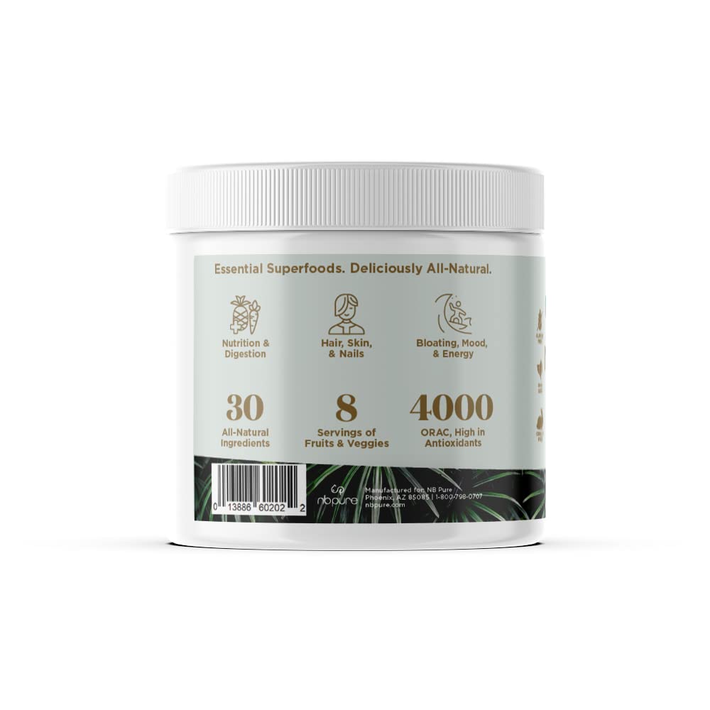 nbpure Earthy Andy Superfood Paradise, Mango Pineapple, 30 Servings nbpure buy australia supplements