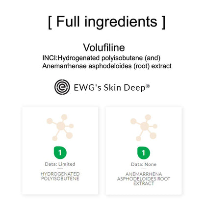 [ Volufiline 10ml ] Cosmetic Ingredient - 100% Volufiline 10ml(0.34 fl. oz) France SEDERMA | Cosmetic Grade | For face and body Improve Skin Elasticity, Wrinkle Improvement COSMETIC BOOSTERS